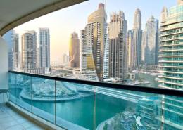Pool image for: Apartment - 1 bedroom - 1 bathroom for rent in Time Place Tower - Dubai Marina - Dubai, Image 1