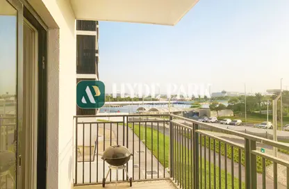 Apartment - Studio - 1 Bathroom for rent in Waters Edge - Yas Island - Abu Dhabi