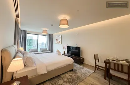 صورة لـ غرفة- غرفة النوم شقة - 1 حمام للايجار في أحد ريزيدنس - الخليج التجاري - دبي ، صورة رقم 1