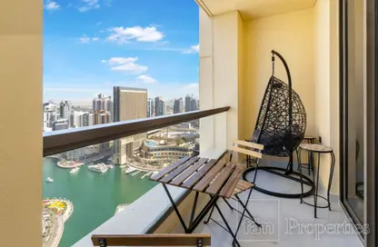 Balcony image for: Apartment - 2 Bedrooms - 3 Bathrooms for rent in Bahar 1 - Bahar - Jumeirah Beach Residence - Dubai, Image 1