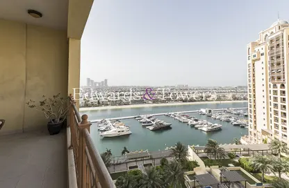 Apartment - 2 Bedrooms - 2 Bathrooms for rent in Marina Residences 4 - Marina Residences - Palm Jumeirah - Dubai