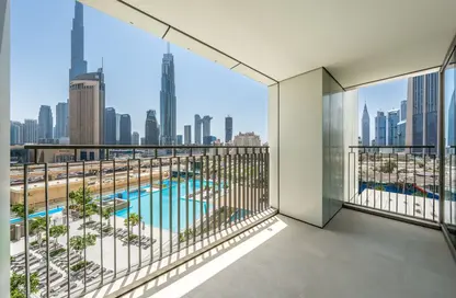 Balcony image for: Apartment - 3 Bedrooms - 4 Bathrooms for sale in Downtown Views II Tower 3 - Downtown Views II - Downtown Dubai - Dubai, Image 1