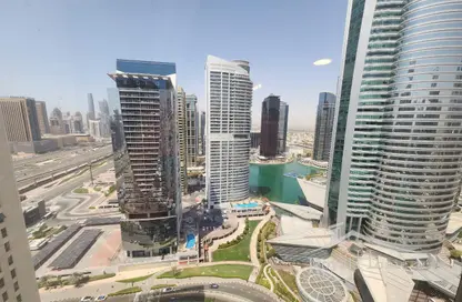 Apartment - Studio - 1 Bathroom for rent in Goldcrest Executive - JLT Cluster C - Jumeirah Lake Towers - Dubai