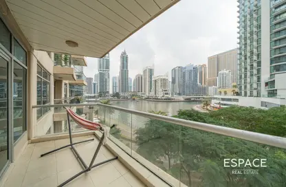 Apartment - 1 Bedroom - 2 Bathrooms for rent in Sanibel Tower - Park Island - Dubai Marina - Dubai