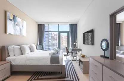 Apartment - Studio - 1 Bathroom for rent in Seven Palm - Palm Jumeirah - Dubai