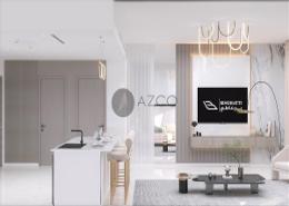 Living Room image for: Apartment - 1 bedroom - 2 bathrooms for sale in Binghatti Onyx - Jumeirah Village Circle - Dubai, Image 1