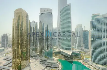 مكتب - استوديو - 2 حمامات للايجار في مركز جميرا للأعمال 1 (JBC 1) - (JLT) مجمع G - أبراج بحيرة الجميرا - دبي