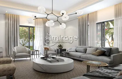 Living Room image for: Villa - 3 Bedrooms - 5 Bathrooms for sale in Fay Alreeman - Al Shamkha - Abu Dhabi, Image 1
