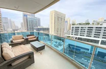 Balcony image for: Apartment - 2 Bedrooms - 3 Bathrooms for sale in Yacht Bay - Dubai Marina - Dubai, Image 1