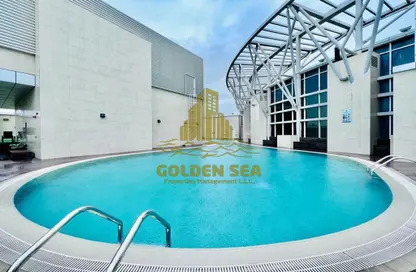 Pool image for: Apartment - 3 Bedrooms - 4 Bathrooms for rent in Cornich Al Khalidiya - Al Khalidiya - Abu Dhabi, Image 1