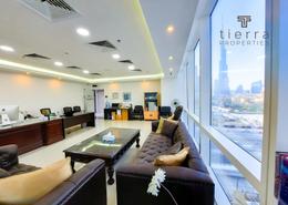 مكتب - 1 حمام للكراء في برج تماني - الخليج التجاري - دبي