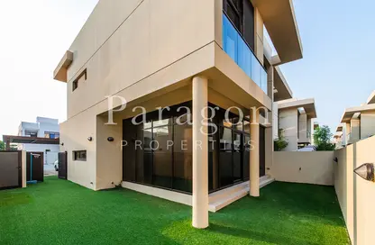 Outdoor House image for: Villa - 3 Bedrooms - 4 Bathrooms for rent in Trinity - DAMAC Hills - Dubai, Image 1
