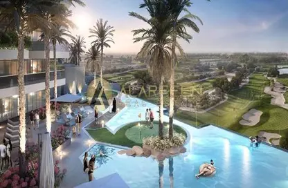 صورة لـ حوض سباحة شقة - غرفة نوم - 2 حمامات للبيع في جولف جرينز - داماك هيلز - دبي ، صورة رقم 1