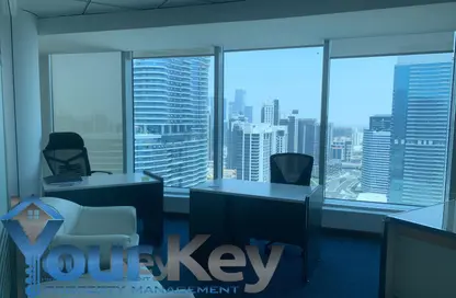 Office Space - Studio - 1 Bathroom for rent in The Prime Tower - Business Bay - Dubai
