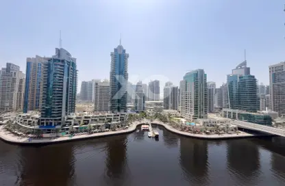 شقة - 3 غرف نوم - 5 حمامات للايجار في برج المارينا - دبي مارينا - دبي
