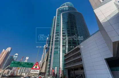 Outdoor Building image for: Office Space - Studio - 1 Bathroom for rent in The Regal Tower - Business Bay - Dubai, Image 1