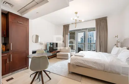 Apartment - Studio - 1 Bathroom for rent in 29 Burj Boulevard Tower 1 - 29 Burj Boulevard - Downtown Dubai - Dubai