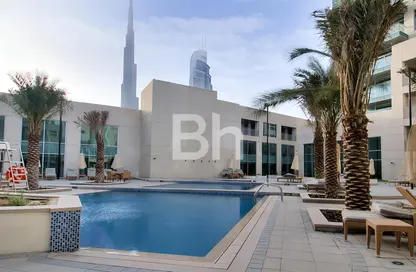Apartment - 1 Bedroom - 2 Bathrooms for rent in Burj Views A - Burj Views - Downtown Dubai - Dubai