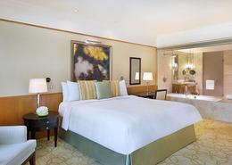 Room / Bedroom image for: Hotel and Hotel Apartment - 2 bedrooms - 3 bathrooms for rent in Ritz Carlton - DIFC - Dubai, Image 1
