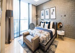 Room / Bedroom image for: Studio - 1 bathroom for sale in The Sterling East - The Sterling - Business Bay - Dubai, Image 1