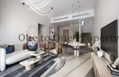 Living / Dining Room image for: Townhouse - 3 Bedrooms - 4 Bathrooms for sale in Yas Park Gate - Yas Island - Abu Dhabi, Image 1