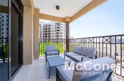 Balcony image for: Apartment - 2 Bedrooms - 3 Bathrooms for sale in Rahaal 1 - Madinat Jumeirah Living - Umm Suqeim - Dubai, Image 1