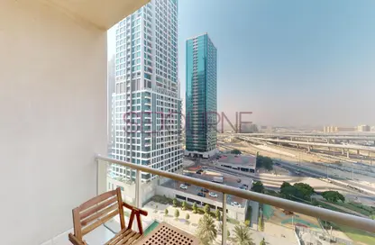 Balcony image for: Apartment - 1 Bathroom for rent in Lake View Tower - Lake Almas West - Jumeirah Lake Towers - Dubai, Image 1