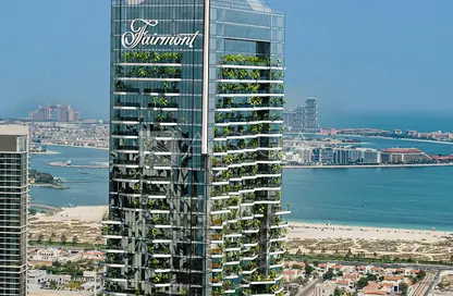 Water View image for: Apartment - 2 Bedrooms - 3 Bathrooms for sale in Fairmont Residences Dubai Skyline - Al Sufouh 1 - Al Sufouh - Dubai, Image 1