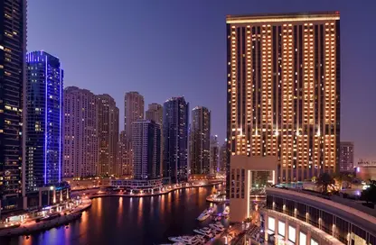 Apartment - Studio - 1 Bathroom for rent in JW Marriott Hotel Marina - Dubai Marina - Dubai