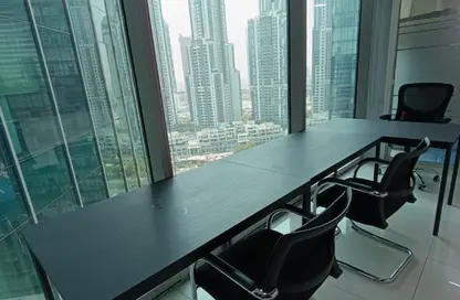 Office Space - Studio - 1 Bathroom for rent in The Binary Tower - Business Bay - Dubai