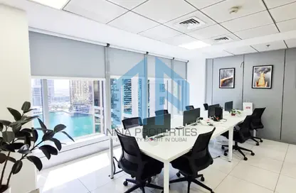 Office Space - Studio - 2 Bathrooms for rent in Saba Tower 1 - JLT Cluster E - Jumeirah Lake Towers - Dubai