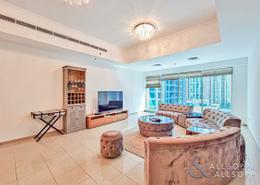Apartment - 2 bedrooms - 3 bathrooms for rent in Emirates Crown - Dubai Marina - Dubai Living Room image for: Apartment - 2 bedrooms - 3 bathrooms for rent in Emirates Crown - Dubai Marina - Dubai, Image 1