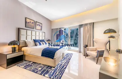 Room / Bedroom image for: Apartment - 1 Bedroom - 2 Bathrooms for sale in DAMAC Majestine - Business Bay - Dubai, Image 1