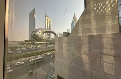 Office Space - Studio - 1 Bathroom for rent in Blue Tower - Sheikh Zayed Road - Dubai