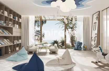 Living Room image for: Apartment - 1 Bedroom - 2 Bathrooms for sale in Nikki Beach Residences - Al Marjan Island - Ras Al Khaimah, Image 1