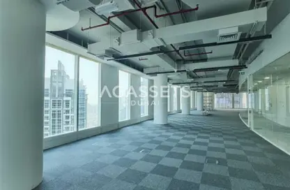 Half Floor - Studio - 1 Bathroom for rent in The Bay Gate - Business Bay - Dubai