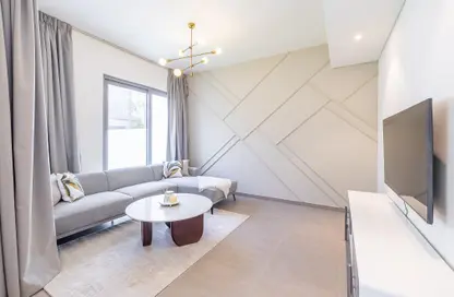 Living Room image for: Townhouse - 3 Bedrooms - 4 Bathrooms for rent in Elan - Tilal Al Ghaf - Dubai, Image 1
