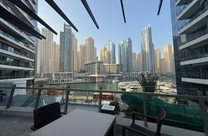 Apartment - Studio - 1 Bathroom for sale in Silverene Tower B - Silverene - Dubai Marina - Dubai