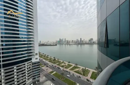 Apartment - 2 Bedrooms - 3 Bathrooms for rent in Blue Tower - Al Majaz 3 - Al Majaz - Sharjah