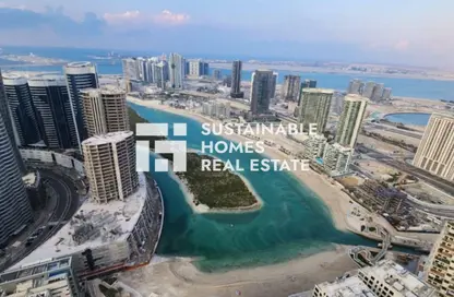 Apartment - 3 Bedrooms - 3 Bathrooms for rent in Sun Tower - Shams Abu Dhabi - Al Reem Island - Abu Dhabi