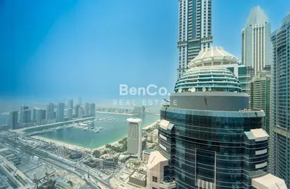 Apartment - 1 Bedroom - 2 Bathrooms for rent in Damac Heights - Dubai Marina - Dubai