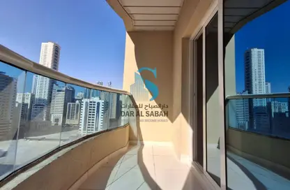 شقة - 2 غرف نوم - 3 حمامات للايجار في برج الكوث - النهدة - الشارقة