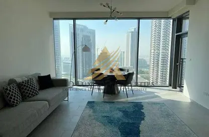 Living / Dining Room image for: Apartment - 1 Bedroom - 1 Bathroom for rent in Creek Rise Tower 2 - Creek Rise - Dubai Creek Harbour (The Lagoons) - Dubai, Image 1