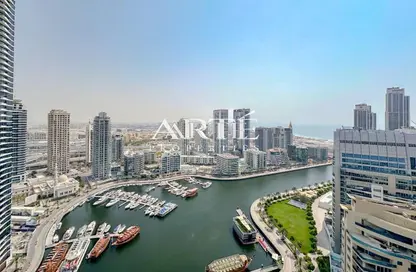 Apartment - 1 Bedroom - 2 Bathrooms for rent in Sparkle Tower 1 - Sparkle Towers - Dubai Marina - Dubai