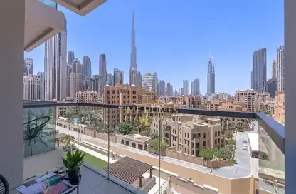 Balcony image for: Apartment - 2 Bedrooms - 4 Bathrooms for rent in Bellevue Tower 1 - Bellevue Towers - Downtown Dubai - Dubai, Image 1