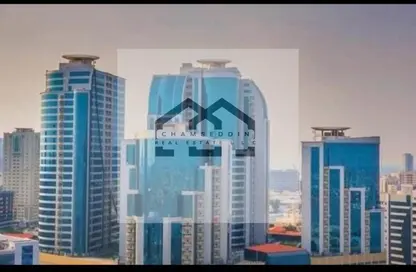 شقة - غرفة نوم - 2 حمامات للبيع في أورينت تاور 2 - أورينت تاور - البستان - عجمان
