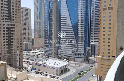 Outdoor Building image for: Apartment - 1 Bedroom - 1 Bathroom for rent in Al Shahd Tower - Al Khan Lagoon - Al Khan - Sharjah, Image 1
