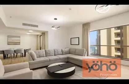 Apartment - 3 Bedrooms - 4 Bathrooms for rent in Shams 1 - Shams - Jumeirah Beach Residence - Dubai