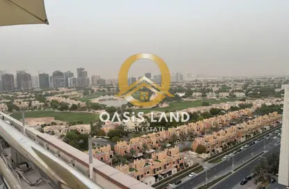 شقة - 1 حمام للايجار في برج فرانكفورت - مدينة دبي الرياضية - دبي