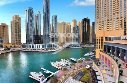 Apartment - 1 Bedroom - 2 Bathrooms for rent in Damac Heights - Dubai Marina - Dubai